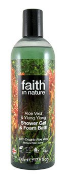 Faith In Nature - Gel&bth Foam Aloe Vera - 1 Each - 13.5 FZ