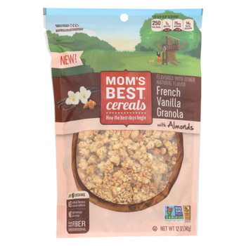 Mom's Best Naturals - Cereal French Vanilla Granola - Case of 6 - 12 OZ