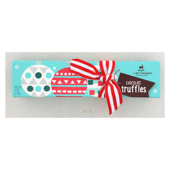 Lake Champlain Chocolates Assorted Chocolate Truffles  - Case of 12 - 4 OZ Lake Champlain Chocolates Assorted Chocolate Truffles  - Case of 12 - 4 OZ