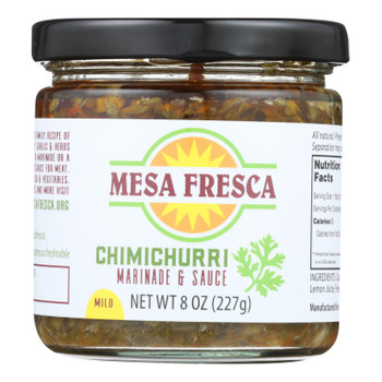 Mesa Fresca Llc - Sauce Classic Chimichurri - Case of 6 - 8 OZ