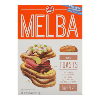 Old London Melba Rye Toasts - Case of 12 - 5 OZ