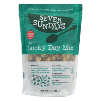 Seven Sundays - Muesli Lucky Day Green Mix - Case of 6 - 10 OZ