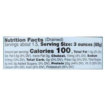 Sustainable Seas - Tuna Albcore Chnk In H2o - Case of 12 - 5 OZ Sustainable Seas - Tuna Albcore Chnk In H2o - Case of 12 - 5 OZ