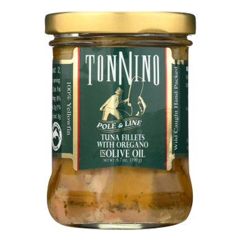 Tonnino Tuna - Tuna W/oregano Olive Oil - Case of 6 - 6.7 OZ Tonnino Tuna - Tuna W/oregano Olive Oil - Case of 6 - 6.7 OZ