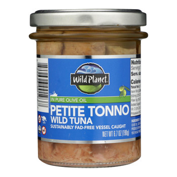 Wild Planet - Tuna Wild Tonno Olvoil - Case of 6 - 6.7 OZ Wild Planet - Tuna Wild Tonno Olvoil - Case of 6 - 6.7 OZ