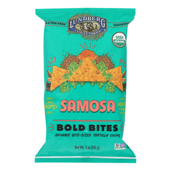 Lundberg Family Farms - Chips Tort Samosa - Case of 12 - 5 OZ Lundberg Family Farms - Chips Tort Samosa - Case of 12 - 5 OZ
