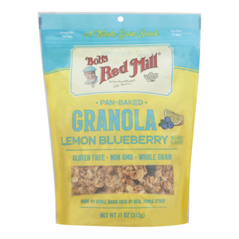 Bob's Red Mill - Granola Lemon Blueberry - Case of 6 - 11 OZ