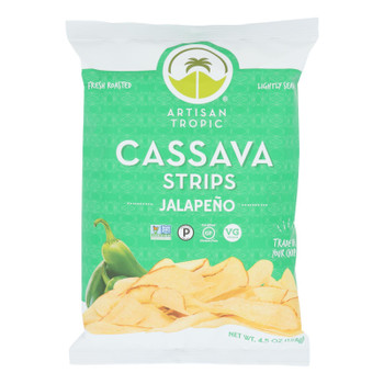 Artisan Tropic - Cassava Strips Jalapeno - Case of 12 - 4.5 OZ Artisan Tropic - Cassava Strips Jalapeno - Case of 12 - 4.5 OZ