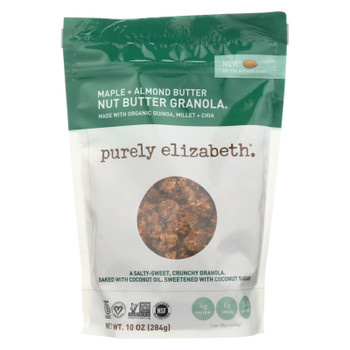 Purely Elizabeth Maple + Almond Butter Granola  - Case of 6 - 10 OZ