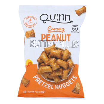 Quinn Popcorn - Pretzels Peanut Butter Nuggets - Case of 8 - 7 OZ Quinn Popcorn - Pretzels Peanut Butter Nuggets - Case of 8 - 7 OZ