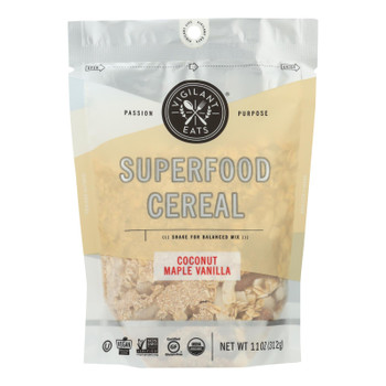 Vigilant Eats - Cerl Coconut Maple Vanilla Spr - Case of 6 - 11 OZ Vigilant Eats - Cerl Coconut Maple Vanilla Spr - Case of 6 - 11 OZ
