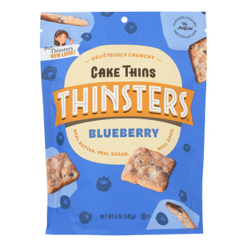 Mrs. Thinster's Blueberry Crumb Cookiethins  - Case of 12 - 5 OZ