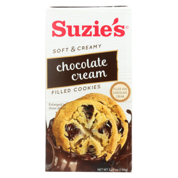 Suzie's - Cookie Chocolate Cream Filled - Case of 12 - 5.29 OZ Suzie's - Cookie Chocolate Cream Filled - Case of 12 - 5.29 OZ