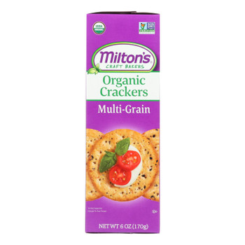 Miltons - Baked Crackers Mltgrn - Case of 8 - 6 OZ Miltons - Baked Crackers Mltgrn - Case of 8 - 6 OZ