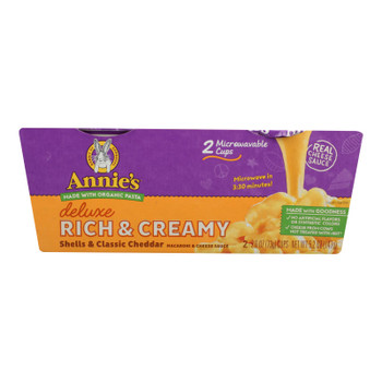 Annie's Homegrown - Mac&chs Dlx Chd 2pk - Case of 6 - 5.2 OZ