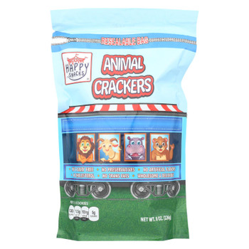 Happy Snacks - Crckrs Circus Anml Bag - Case of 6 - 8 OZ