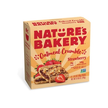 Nature's Bakery - Oatmeal Crumble Strawberry - Case of 6 - 8.46 OZ Nature's Bakery - Oatmeal Crumble Strawberry - Case of 6 - 8.46 OZ