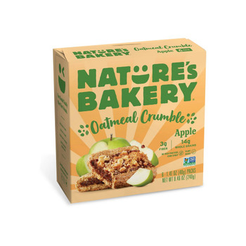 Nature's Bakery - Oatmeal Crumble Apple - Case of 6 - 8.46 OZ Nature's Bakery - Oatmeal Crumble Apple - Case of 6 - 8.46 OZ