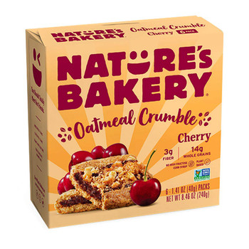 Nature's Bakery - Oatmeal Crumble Cherry - Case of 6 - 8.46 OZ Nature's Bakery - Oatmeal Crumble Cherry - Case of 6 - 8.46 OZ