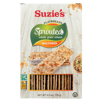 Suzie's - Flatbread Multi Seed - Case of 12 - 4.5 OZ