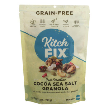 Kitchfix - Granola Green Fr Cocoa Sea Salt - Case of 6 - 8 OZ Kitchfix - Granola Green Fr Cocoa Sea Salt - Case of 6 - 8 OZ