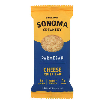 Sonoma Creamery Parmesan Cheese Crisp Bar - Case of 12 - .74 OZ