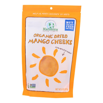 Natierra - Dried Mango Organic Cheeks - Case of 6 - 8 OZ