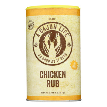 A Cajun Life - Rub Chicken - Case of 6 - 8 OZ A Cajun Life - Rub Chicken - Case of 6 - 8 OZ