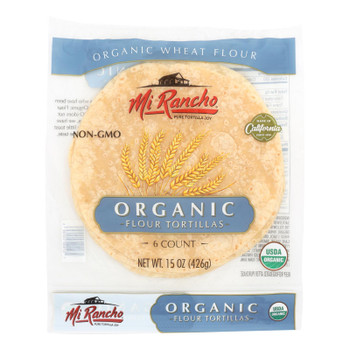 Mi Rancho® Organic Flour Tortillas - Case of 12 - 15 OZ
