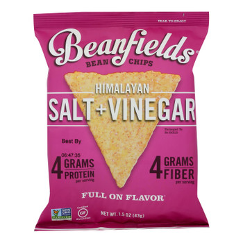 Beanfields - Bean Chip Salt & Vinegar - Case of 24 - 1.5 OZ Beanfields - Bean Chip Salt & Vinegar - Case of 24 - 1.5 OZ