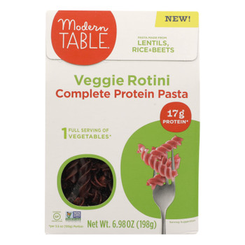 Modern Table - Pasta Rotini Protn Beet - Case of 6 - 6.98 OZ Modern Table - Pasta Rotini Protn Beet - Case of 6 - 6.98 OZ