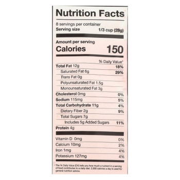 Wholeme Salted Peanut Chocolate Granola Clusters  - Case of 6 - 8 OZ Wholeme Salted Peanut Chocolate Granola Clusters  - Case of 6 - 8 OZ