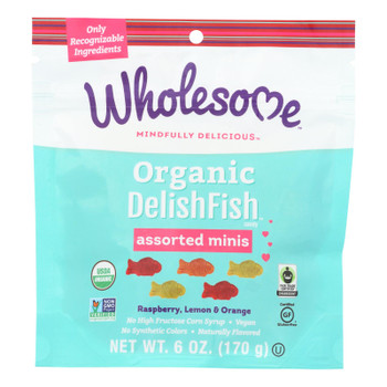 Wholesome - Delishfish Asst Minis - Case of 6 - 6.00 OZ