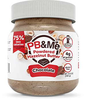 Pb & Me - Hazelnut Butter Chocolate Powdered - Case of 6 - 6.5 OZ