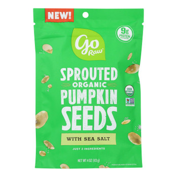 Go Raw - Snack Seed Pumpkin Sprtd - Case of 10 - 4 OZ Go Raw - Snack Seed Pumpkin Sprtd - Case of 10 - 4 OZ