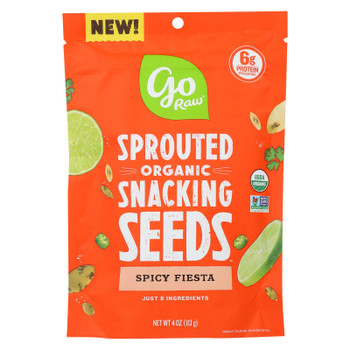 Go Raw - Snack Seed Spicy Fsta Sprt - Case of 10 - 4 OZ Go Raw - Snack Seed Spicy Fsta Sprt - Case of 10 - 4 OZ