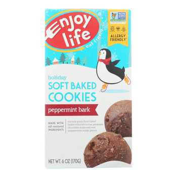 Enjoy Life - Cookies Soft Baked Pprmt - Case of 6 - 6 OZ Enjoy Life - Cookies Soft Baked Pprmt - Case of 6 - 6 OZ