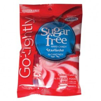 Go Lightly - Candy Starlight Mints Sugar Free - Case of 12 - 2.75 OZ