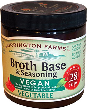 Orrington Farms Broth Base And Seasoning  Vegan Vegetable - Case of 6 - 6 OZ
