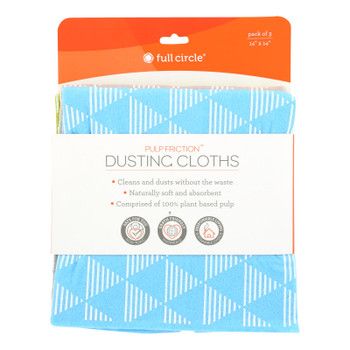 Full Circle Home - Pulp Friction Dust Cloths - Case of 6 - 3 CT Full Circle Home - Pulp Friction Dust Cloths - Case of 6 - 3 CT