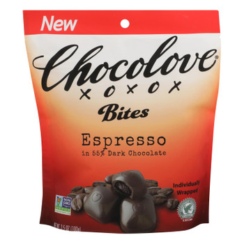 Chocolove Xoxox - Peach Bites Espresso - Case of 8 - 3.5 OZ