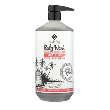Alaffia Coconut & Coffee Berry Purely Coconut Body Wash  - 1 Each - 32 FZ Alaffia Coconut & Coffee Berry Purely Coconut Body Wash  - 1 Each - 32 FZ