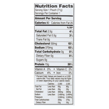 Wild Selections Alaskan Salmon In Water - Case of 12 - 2.5 OZ Wild Selections Alaskan Salmon In Water - Case of 12 - 2.5 OZ