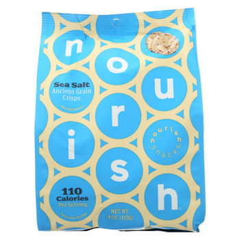 Nourish Snacks - Anct Green Crisp Sea Salt - Case of 6 - 4 OZ Nourish Snacks - Anct Green Crisp Sea Salt - Case of 6 - 4 OZ