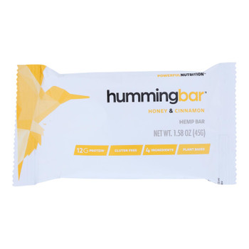 Humming Hemp - Bar Honey & Cinnamon - Case of 12 - 1.58 OZ