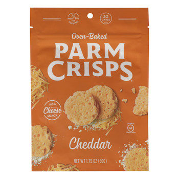 Parm Crisps - Parm Crisps Cheddar - Case of 12 - 1.75 OZ Parm Crisps - Parm Crisps Cheddar - Case of 12 - 1.75 OZ