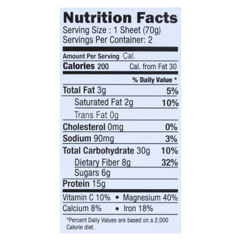 Wrawp Original Gluten Free Pizza Crust  - Case of 6 - 4.5 OZ