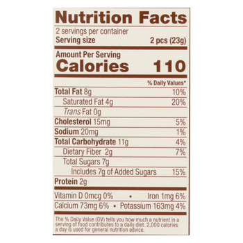 Blissfully Better Low-Glycemic Verified Organic Toffee Thins  - Case of 10 - 1.6 OZ