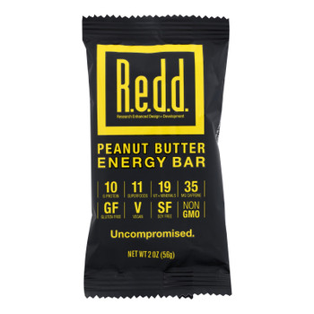 Redd Peanut Butter Energy Bar  - 1 Each - 12 CT