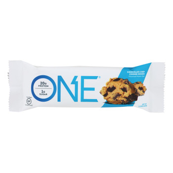 One Chocolate Chip Cookie Dough Flavored Protein Bars  - Case of 12 - 60 GRM One Chocolate Chip Cookie Dough Flavored Protein Bars  - Case of 12 - 60 GRM